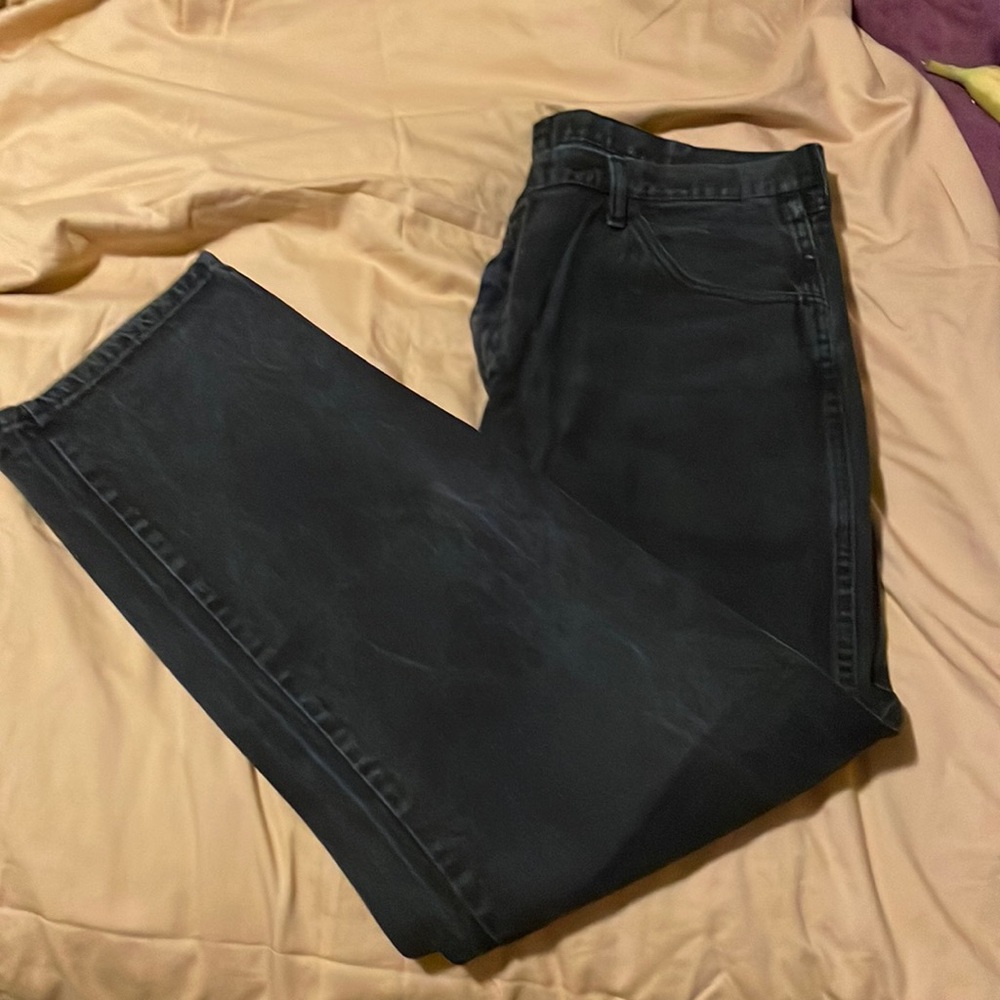 Rustler Men’s Jeans in Dark Black, 40x32